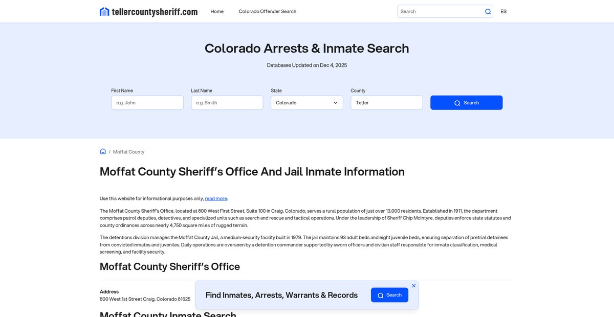 Preview of tellercountysheriff.com