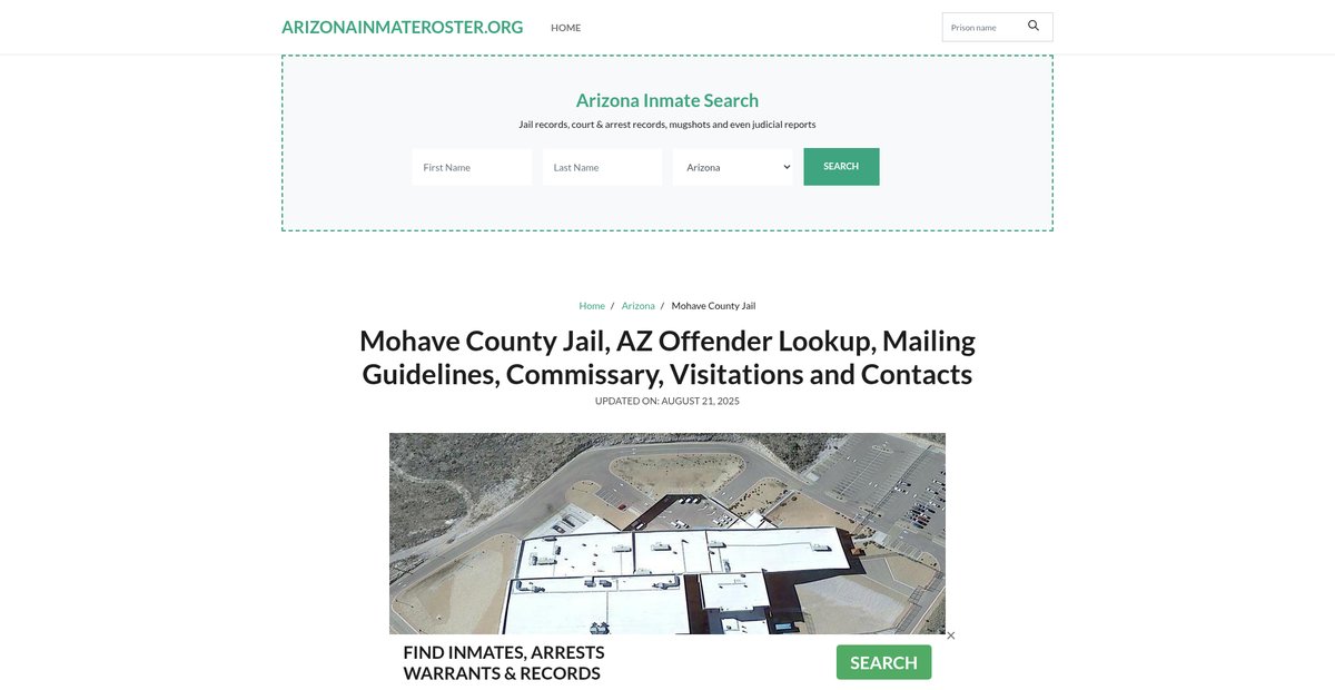 Preview of arizonainmateroster.org