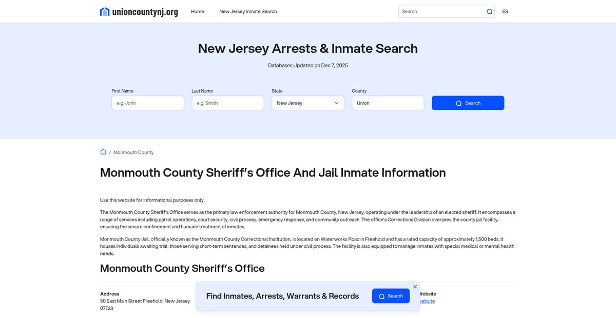 Preview of unioncountynj.org