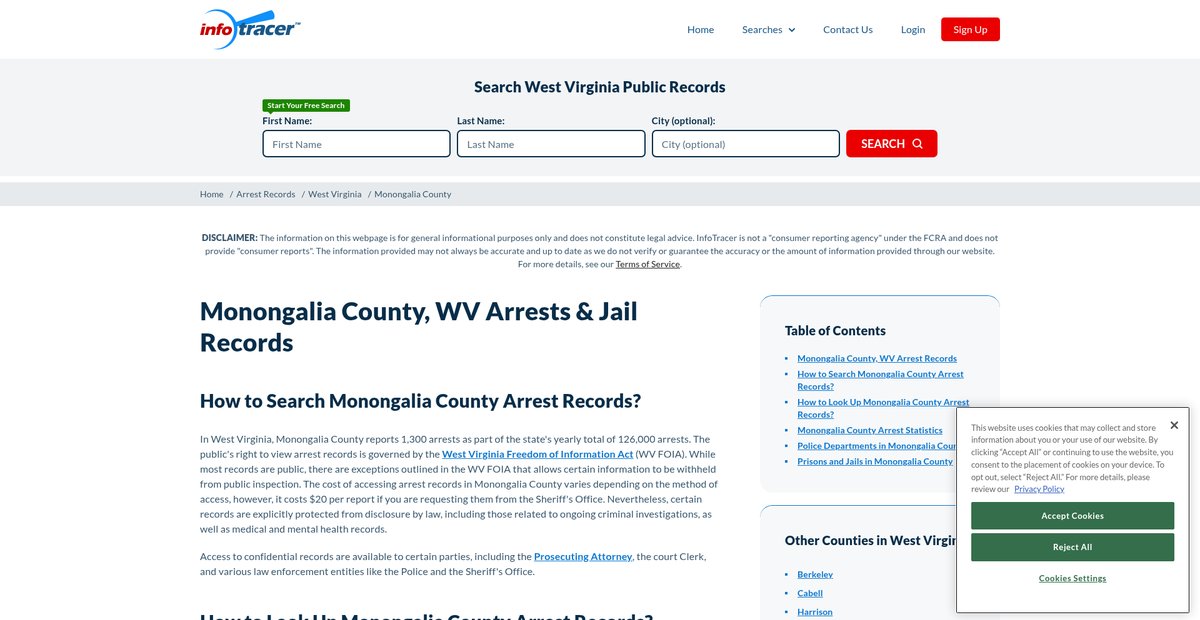 Preview of infotracer.com