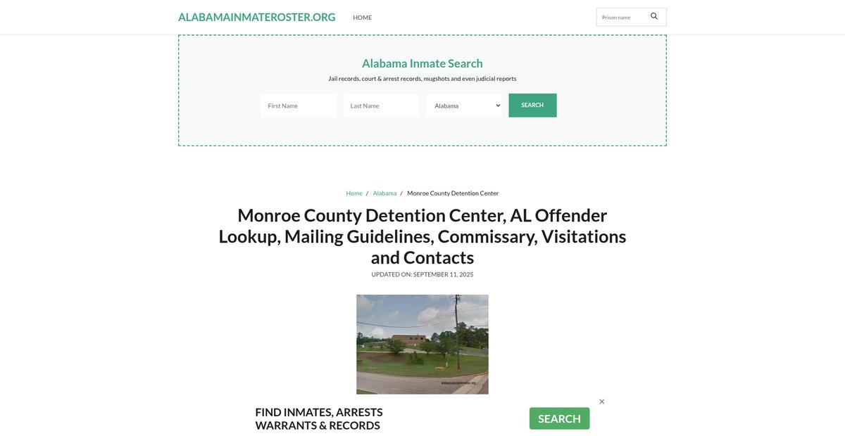 Preview of alabamainmateroster.org