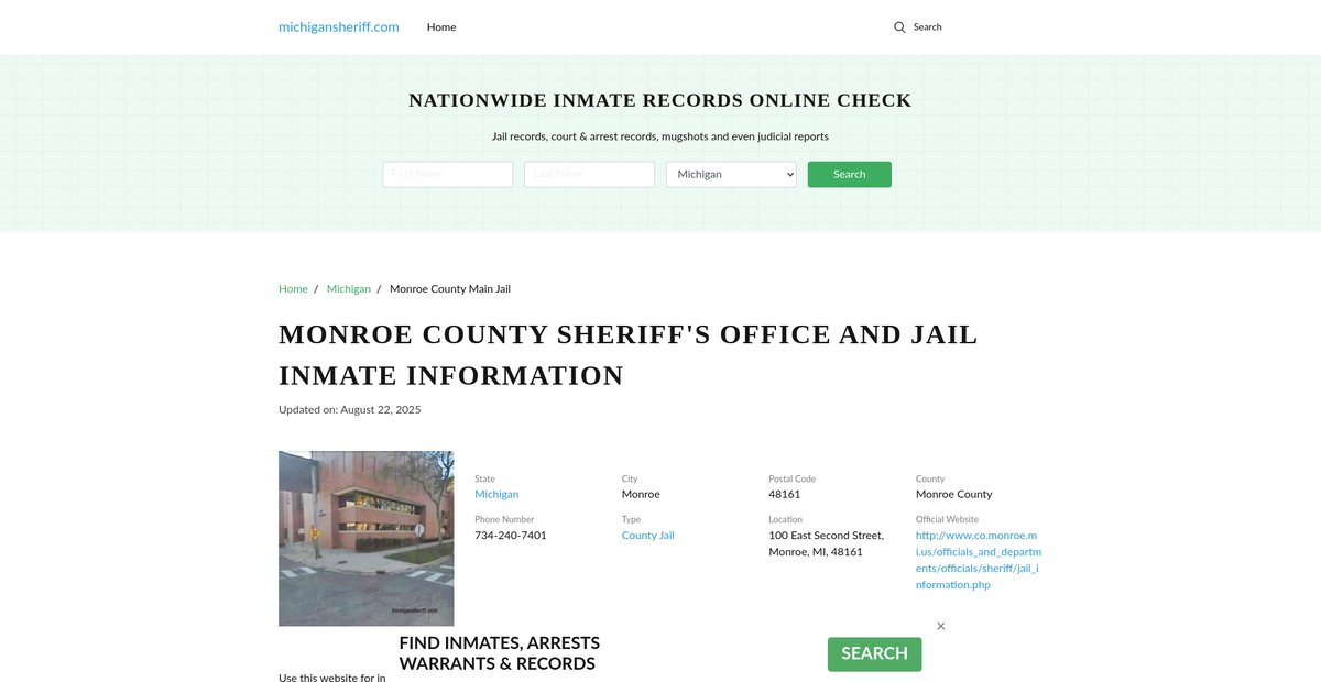 Preview of michigansheriff.com