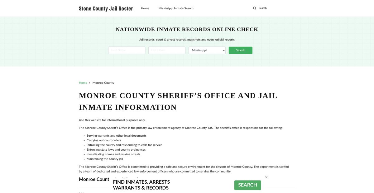 Preview of stonecountygov.com