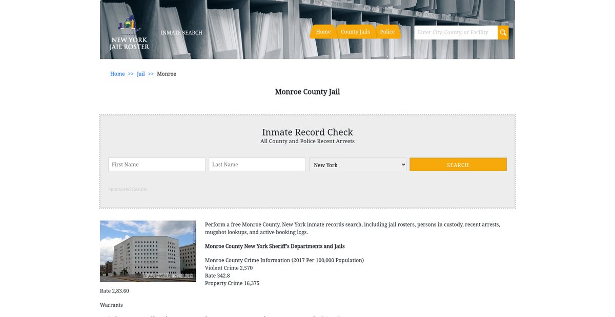 Preview of newyorkjailroster.com