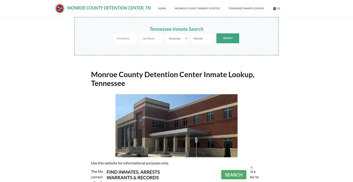 Preview of monroecountydetentiontn.org