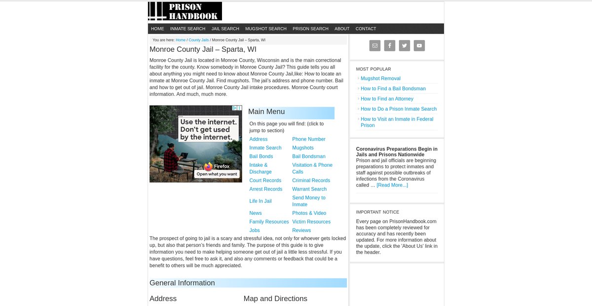 Preview of prisonhandbook.com