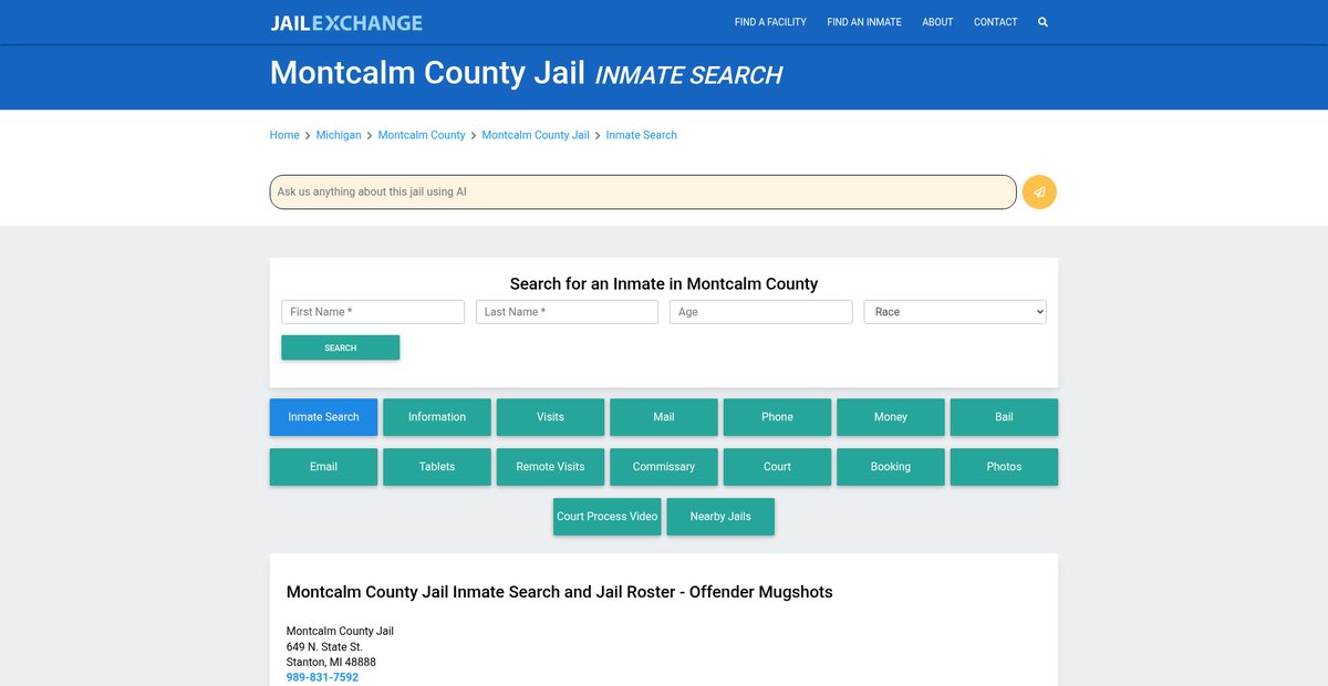 Preview of jailexchange.com