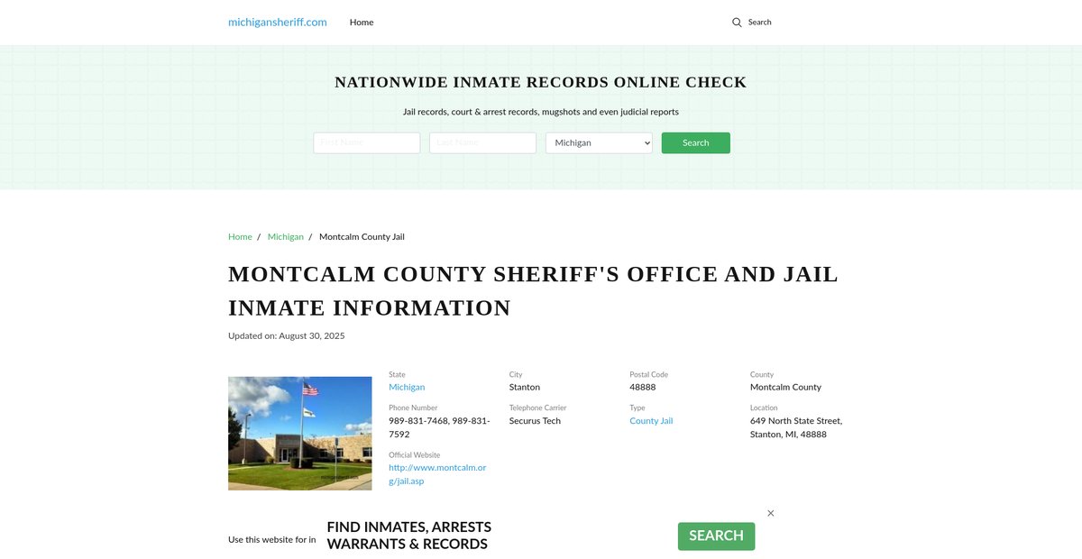 Preview of michigansheriff.com