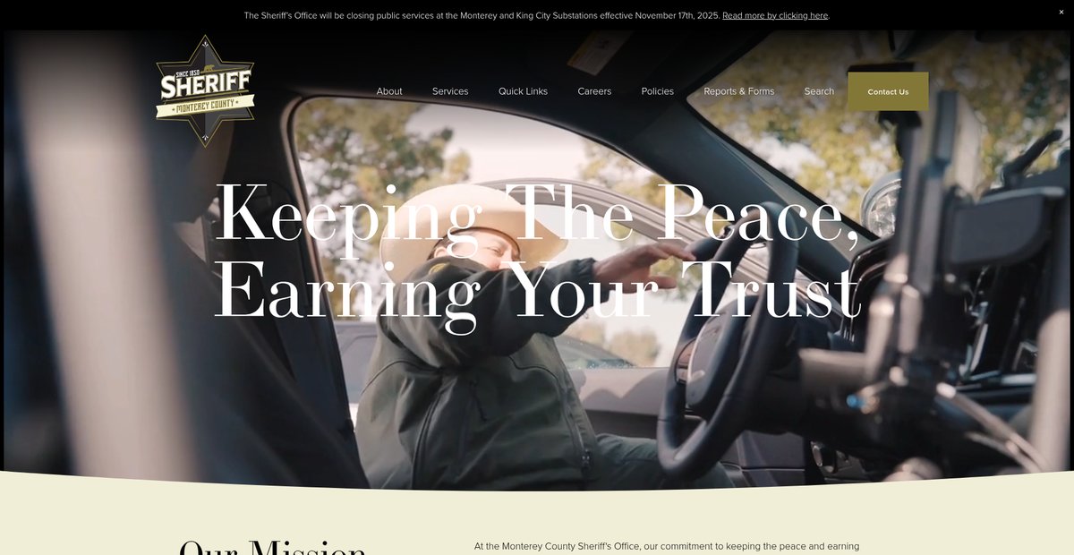 Preview of mcso.countyofmonterey.gov