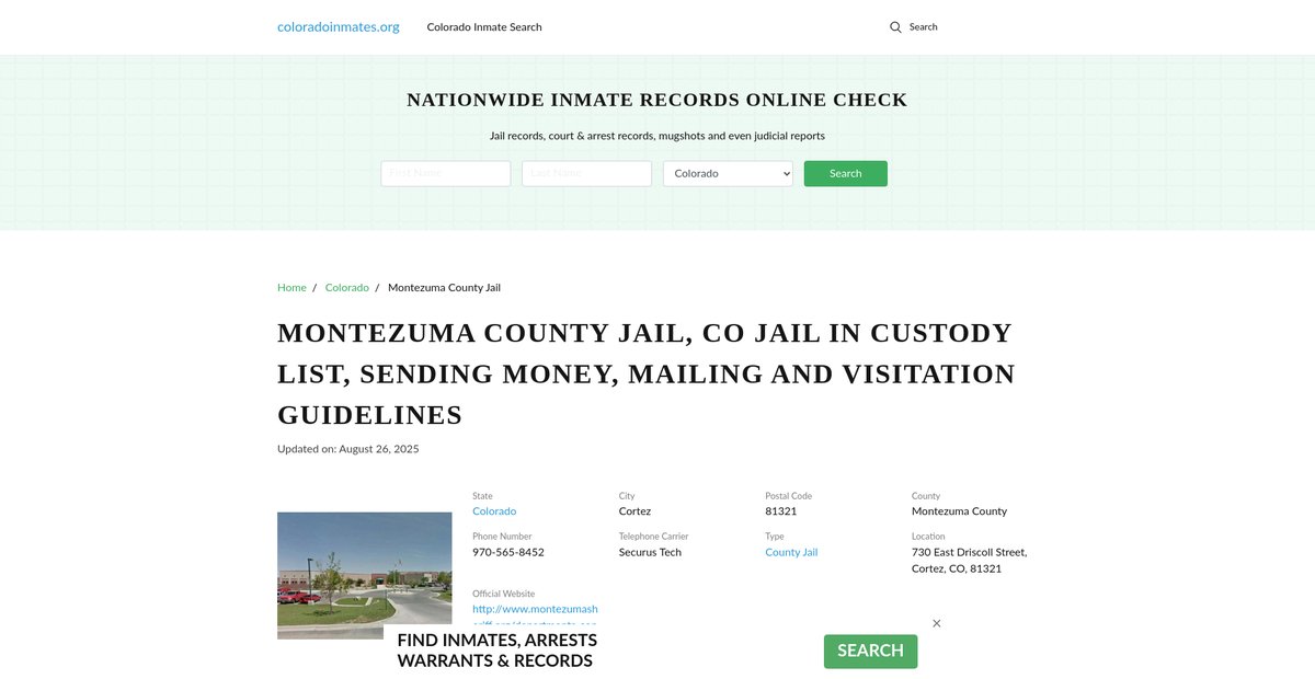 Preview of coloradoinmates.org