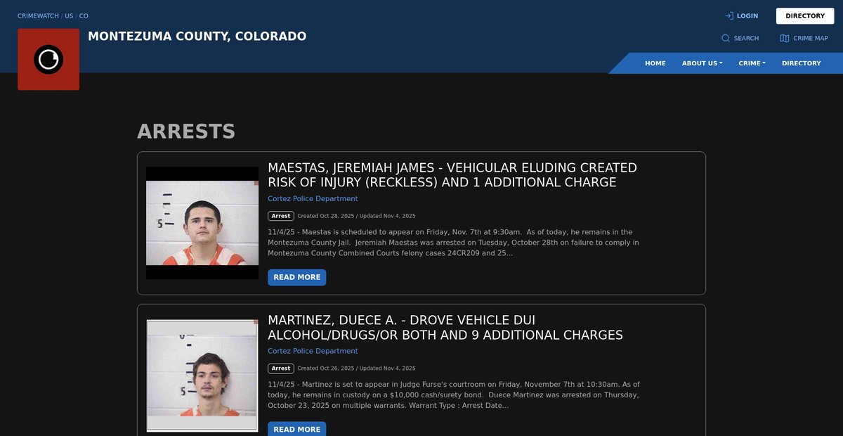 Preview of crimewatch.net