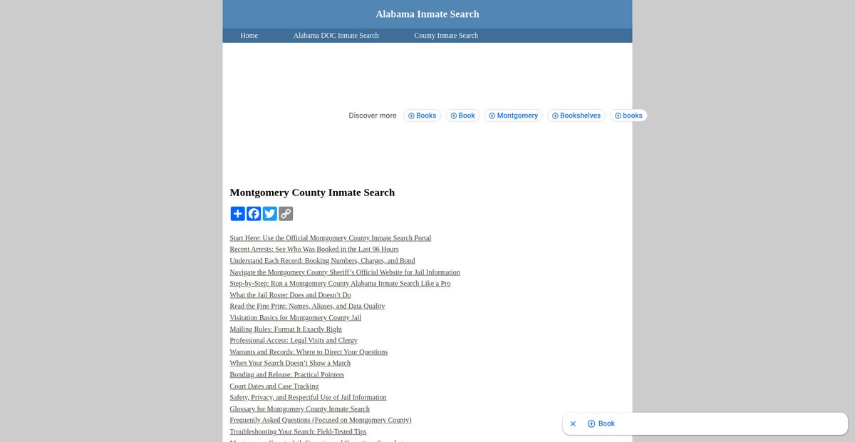 Preview of inmatesearchalabama.org