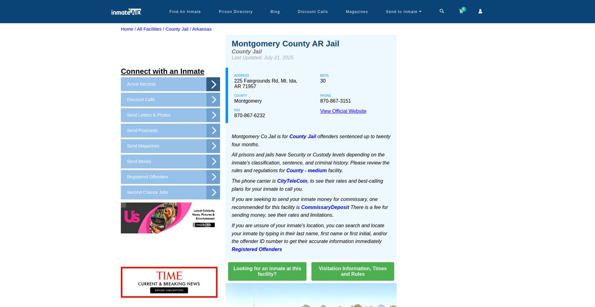 Preview of inmateaid.com