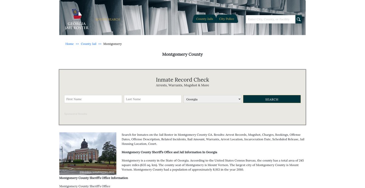 Preview of georgiajailroster.com