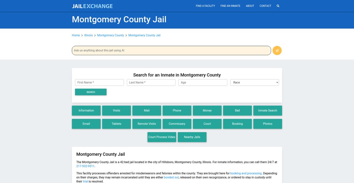 Preview of jailexchange.com