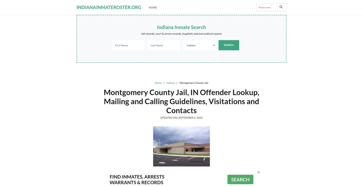 Preview of indianainmateroster.org