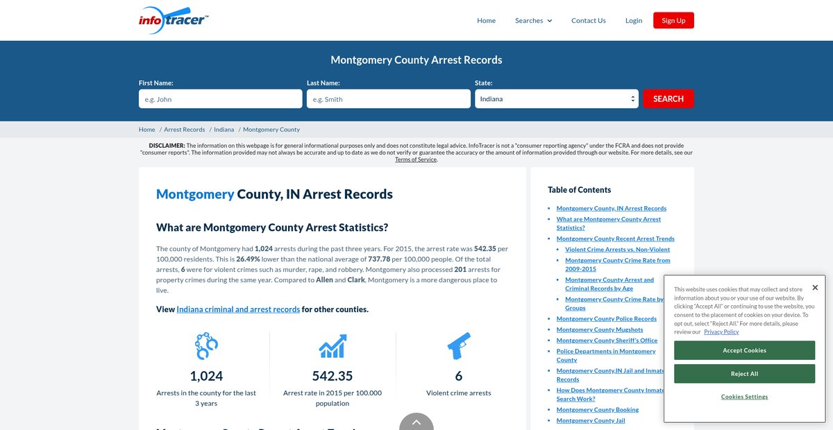 Preview of infotracer.com