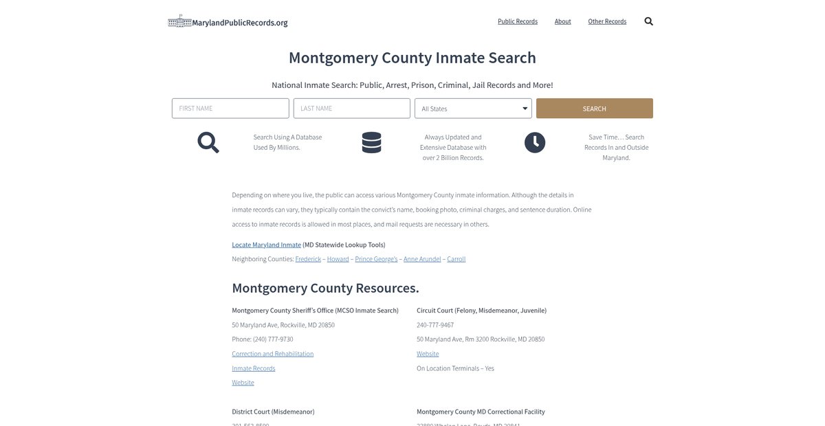 Preview of marylandpublicrecords.org