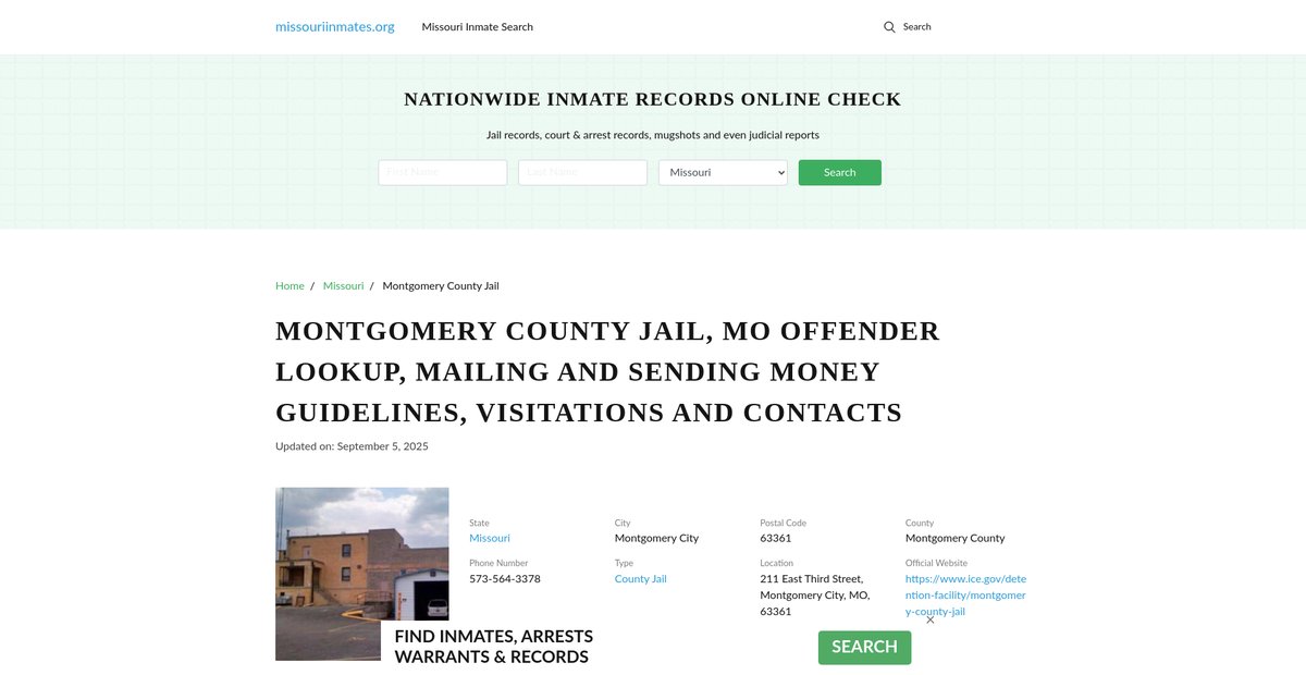 Preview of missouriinmates.org