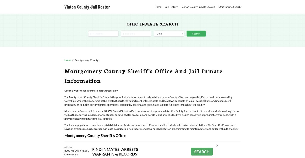 Preview of vintoncountysheriff.com