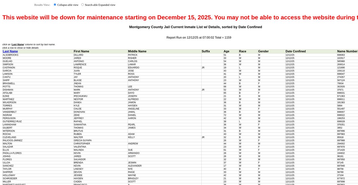 Preview of jailroster.mctx.org