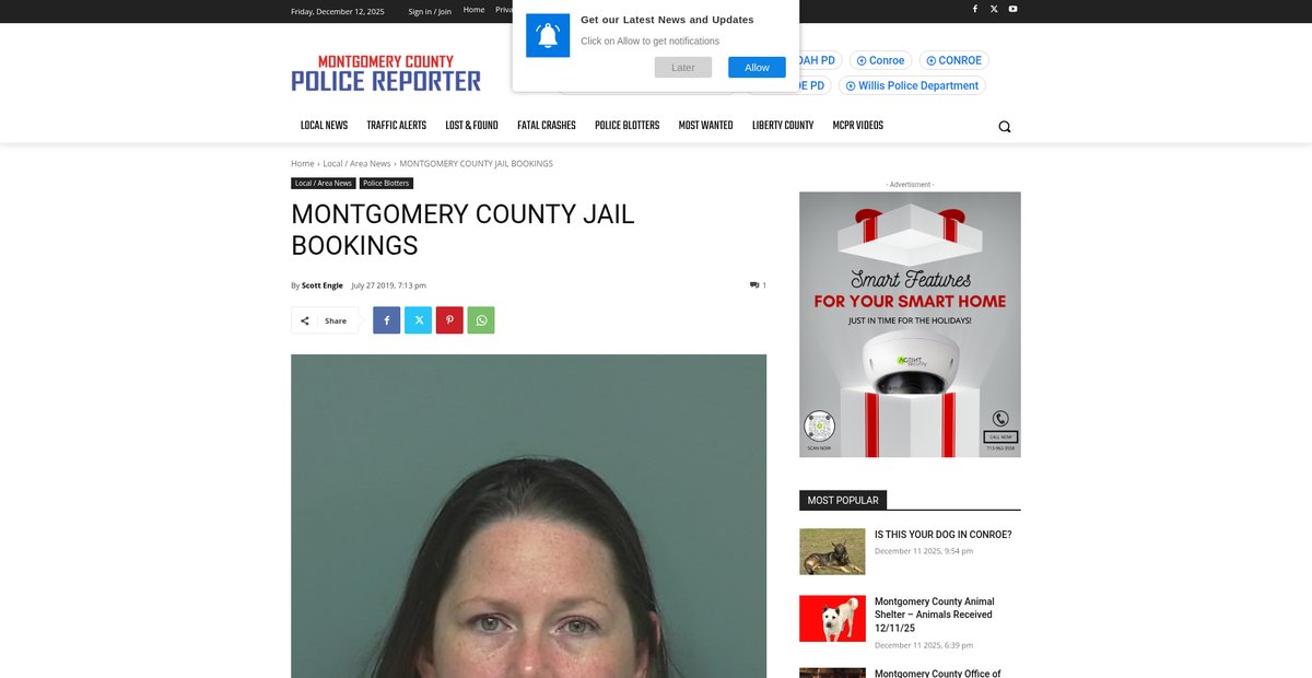 Preview of montgomerycountypolicereporter.com