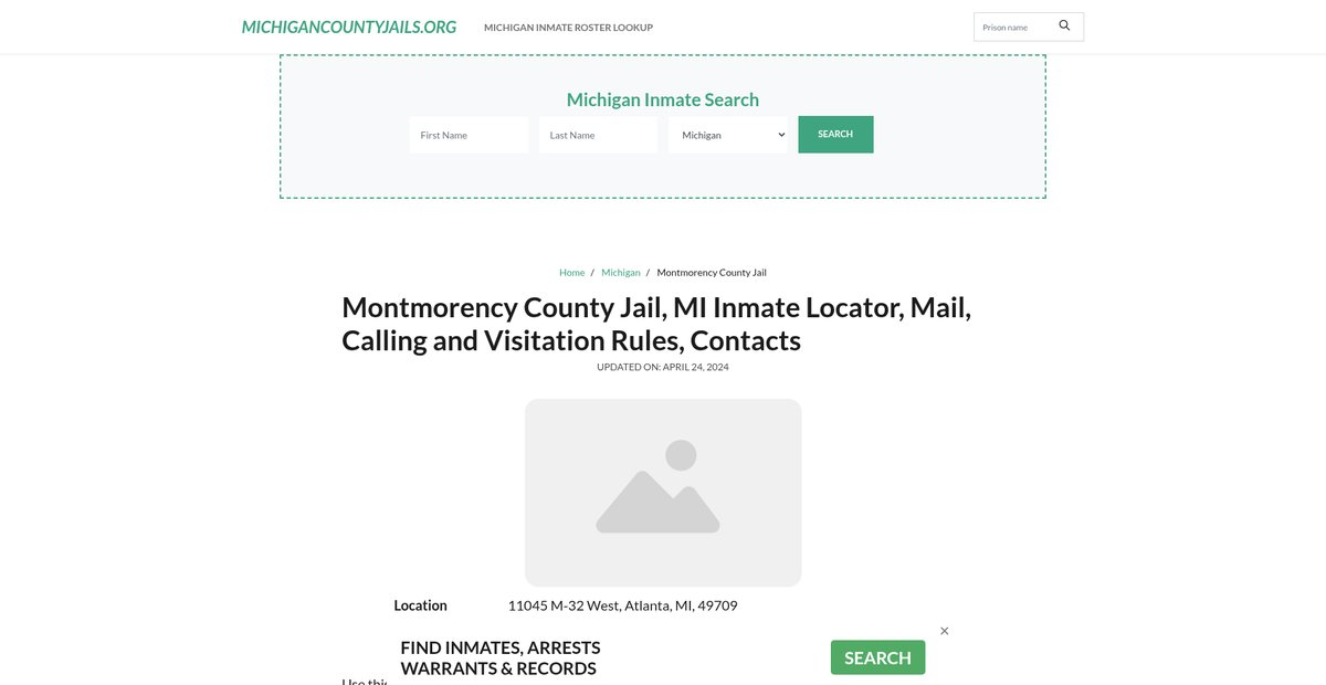 Preview of michigancountyjails.org