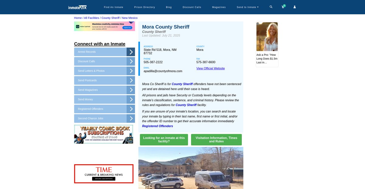 Preview of inmateaid.com