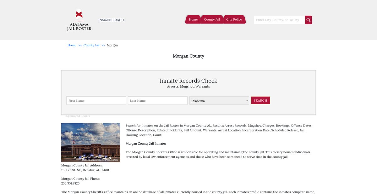Preview of alabamajailroster.com