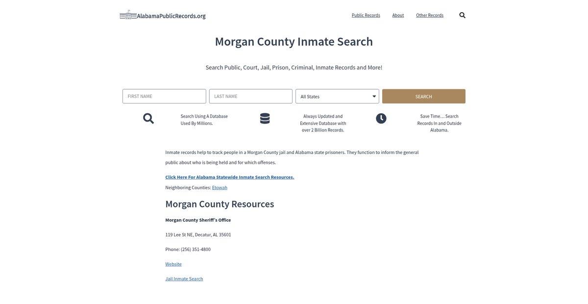 Preview of alabamapublicrecords.org