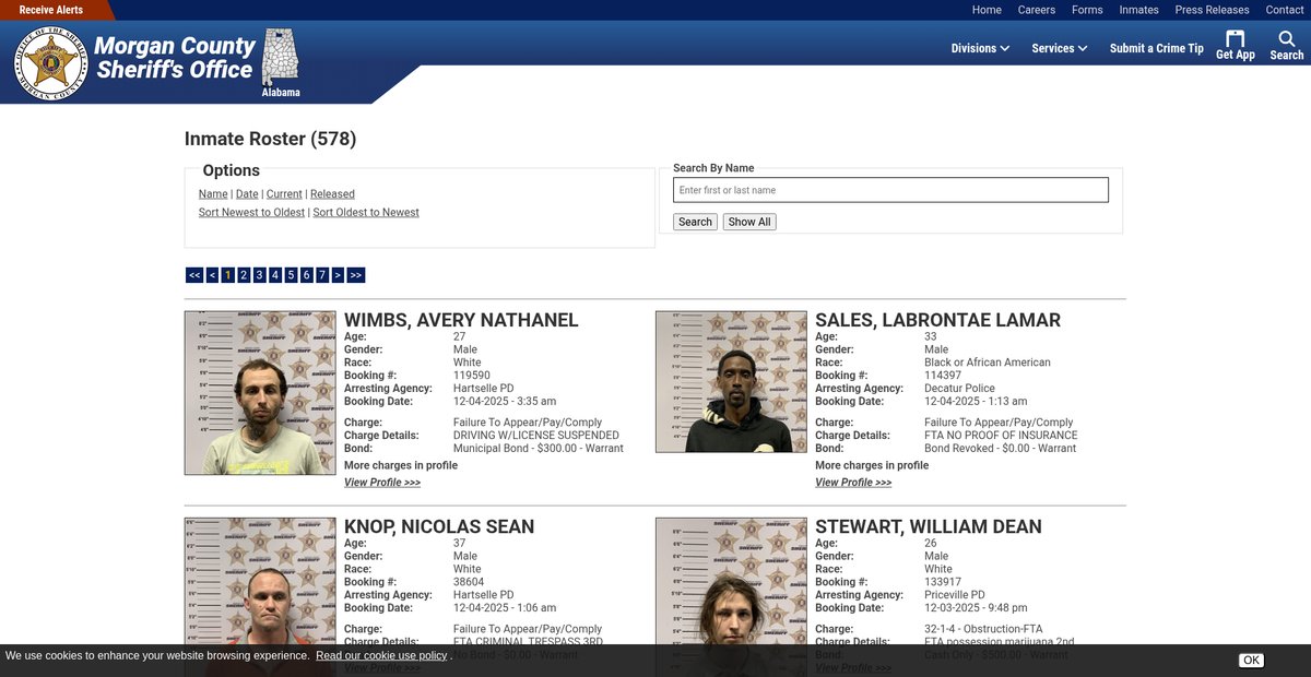 Preview of morgancountysheriffal.gov