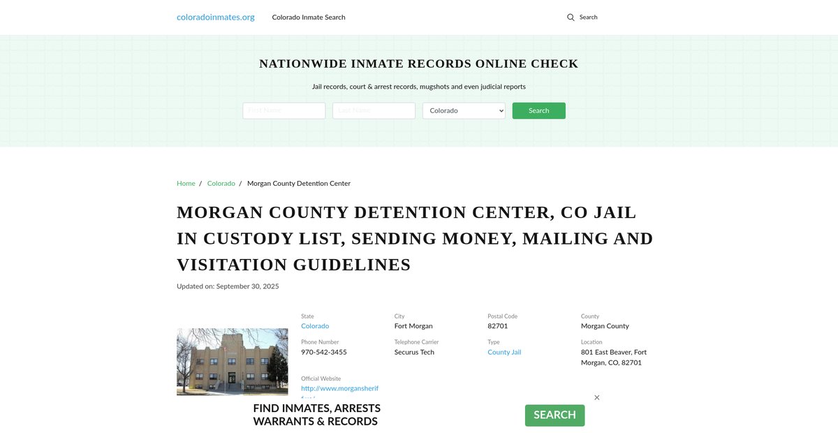 Preview of coloradoinmates.org