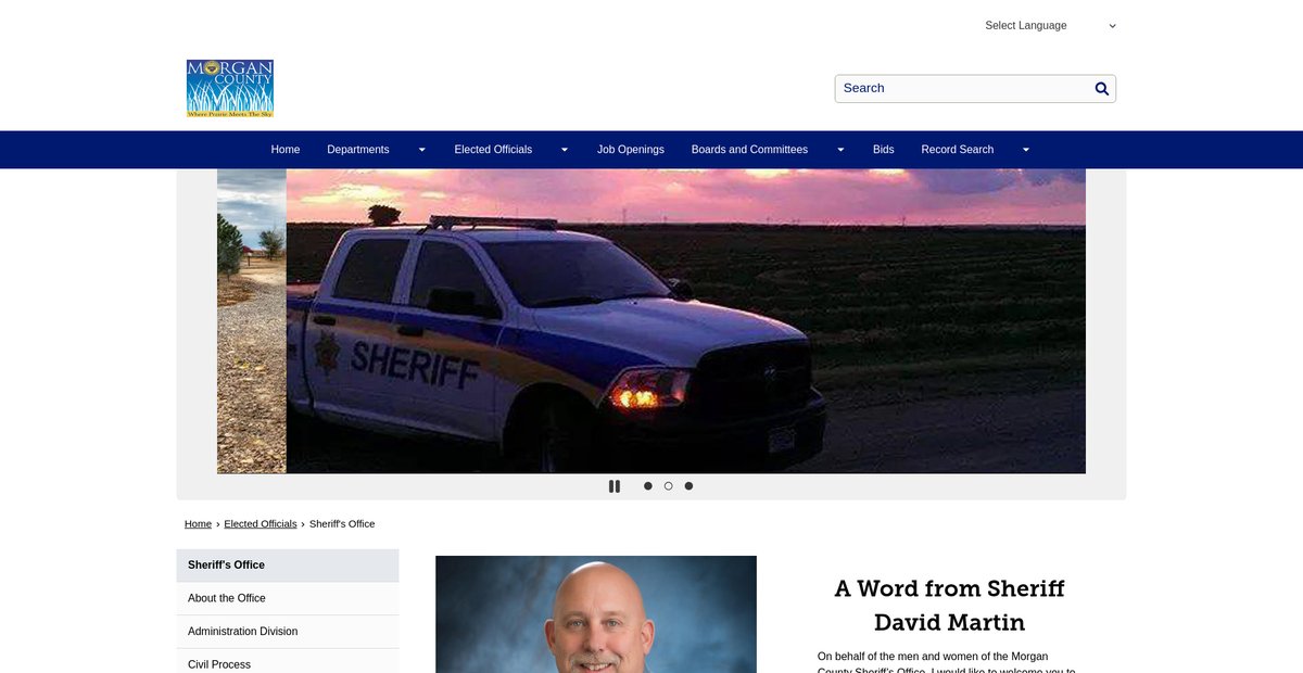 Preview of morgancounty.colorado.gov