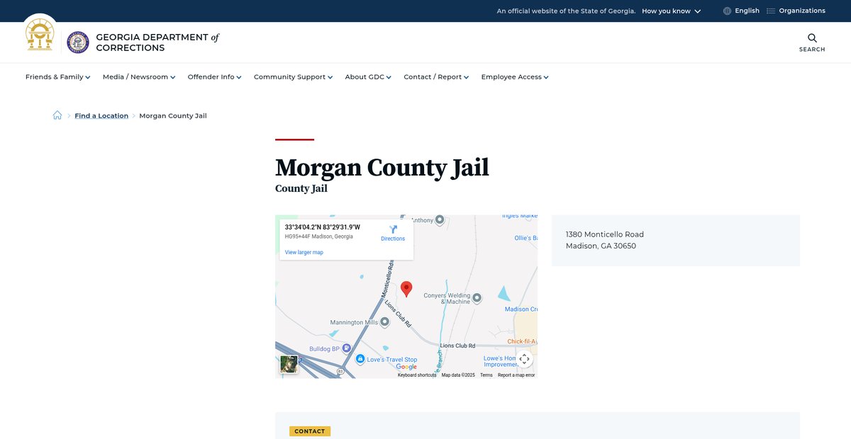 Preview of gdc.georgia.gov