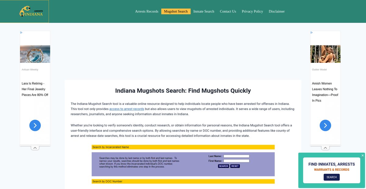 Preview of arrests-in.org