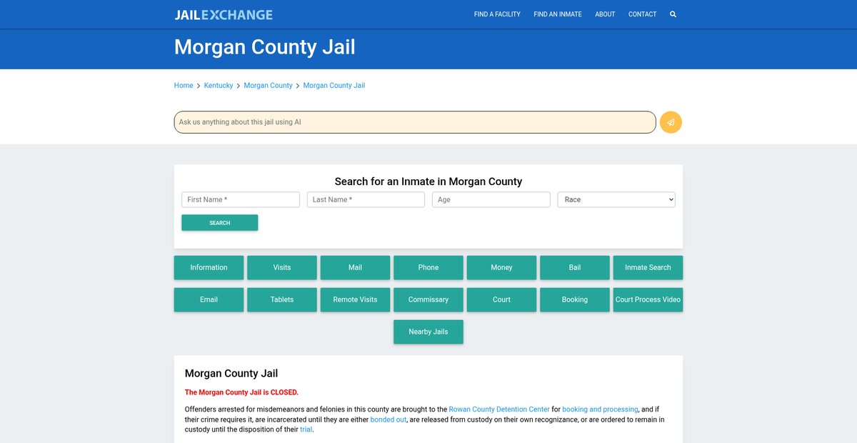 Preview of jailexchange.com