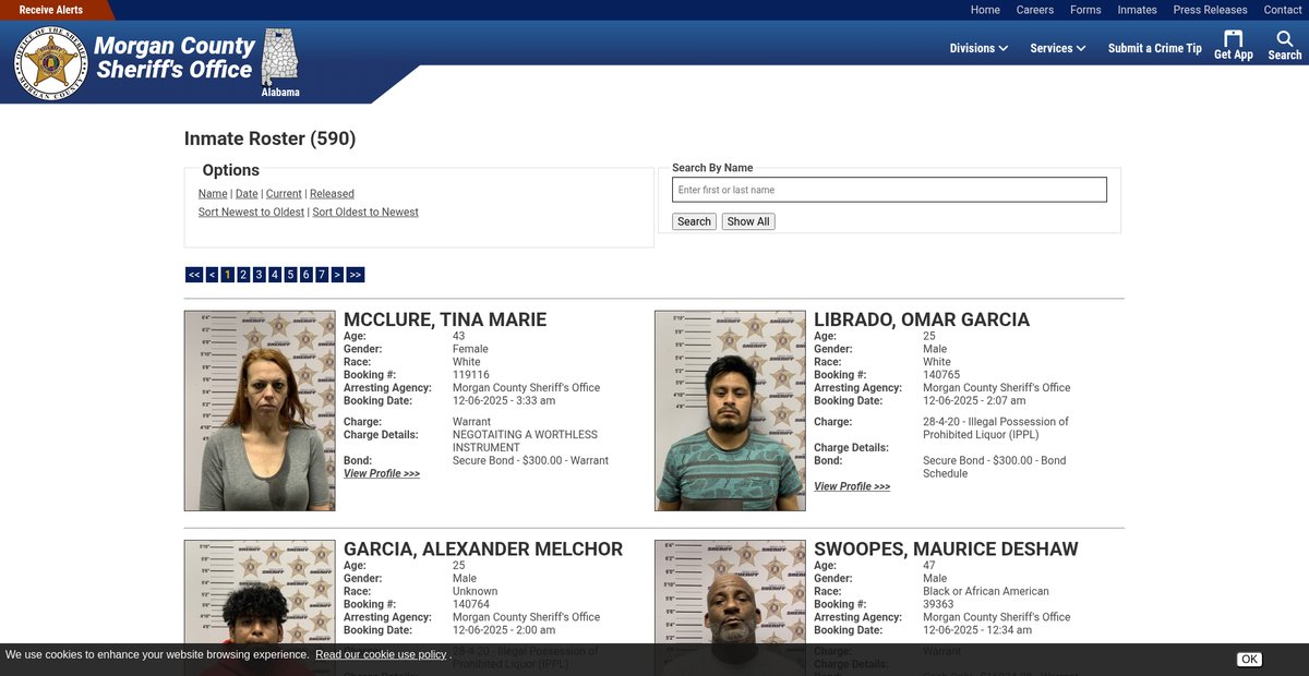 Preview of morgancountysheriffal.gov