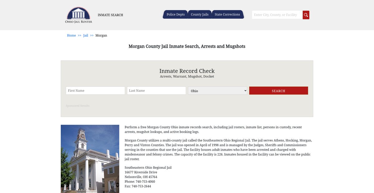 Preview of ohiojailroster.com