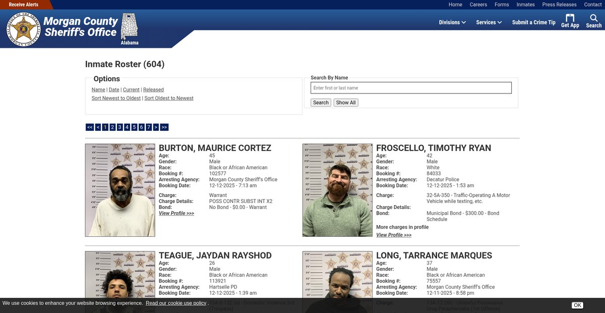 Preview of morgancountysheriffal.gov