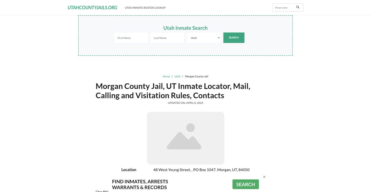 Preview of utahcountyjails.org