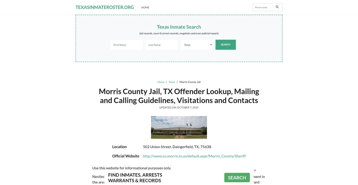 Preview of texasinmateroster.org