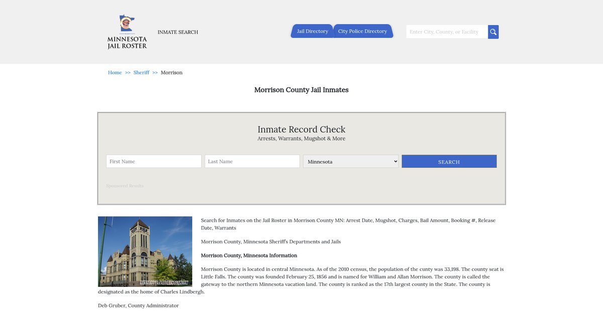 Preview of minnesotajailroster.com