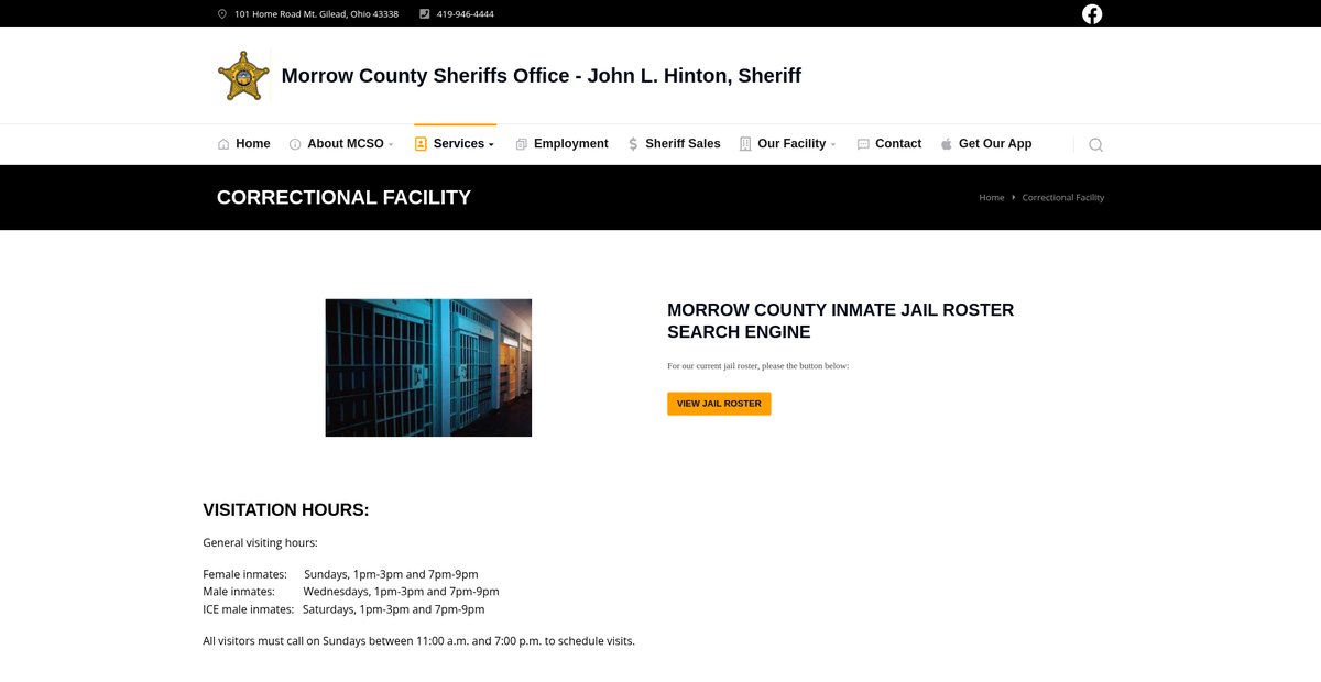 Preview of morrowcountysheriff.com