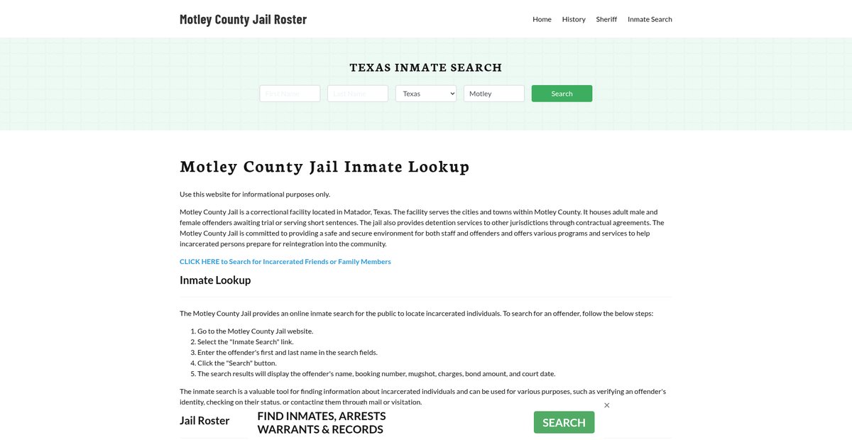 Preview of motleycountyjail.org