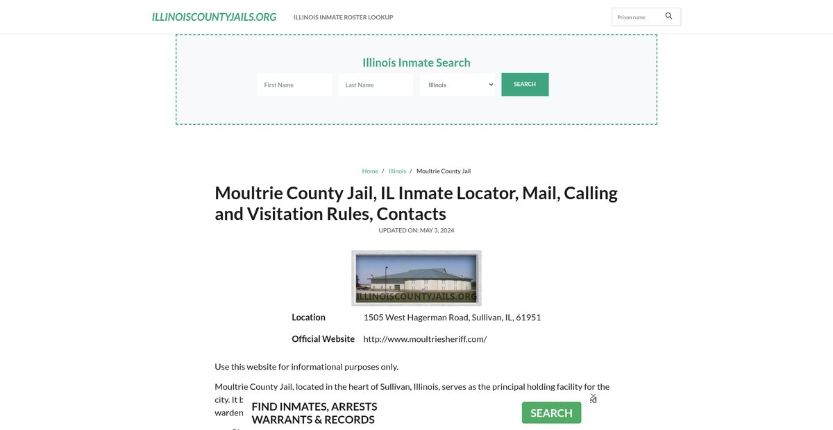 Preview of illinoiscountyjails.org