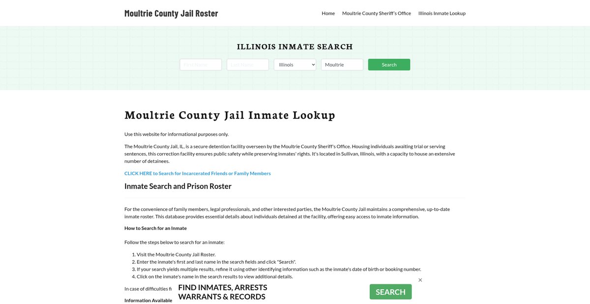 Preview of moultriecountyjail.org