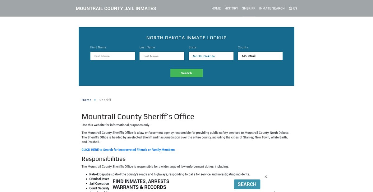 Preview of mountrailjailroster.org