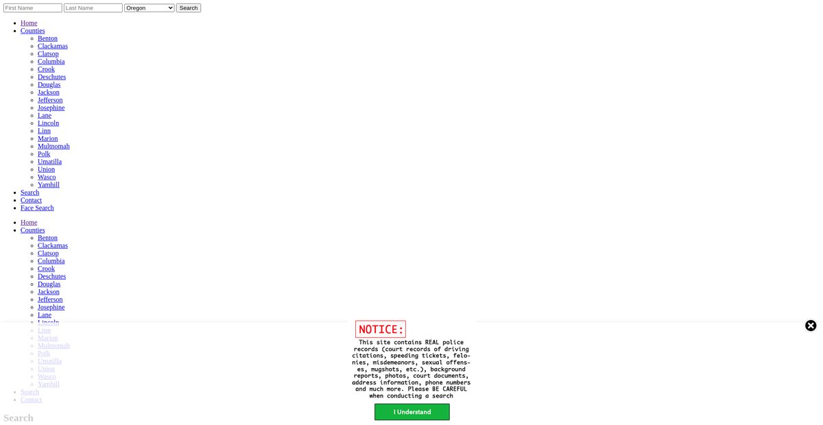 Preview of oregon.arrests.org