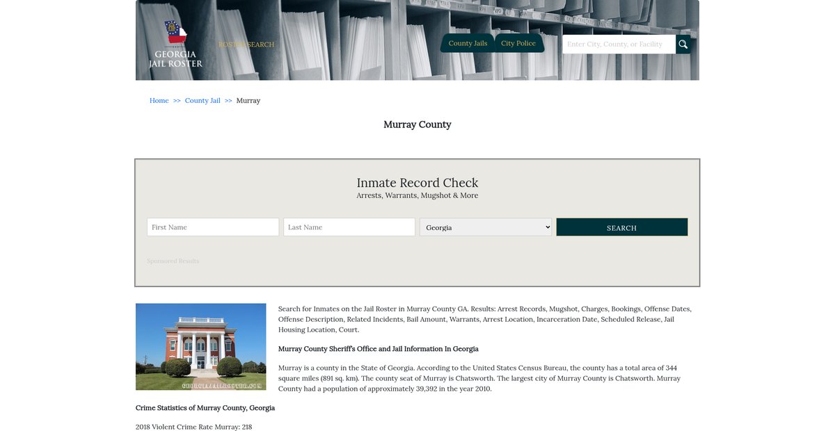 Preview of georgiajailroster.com