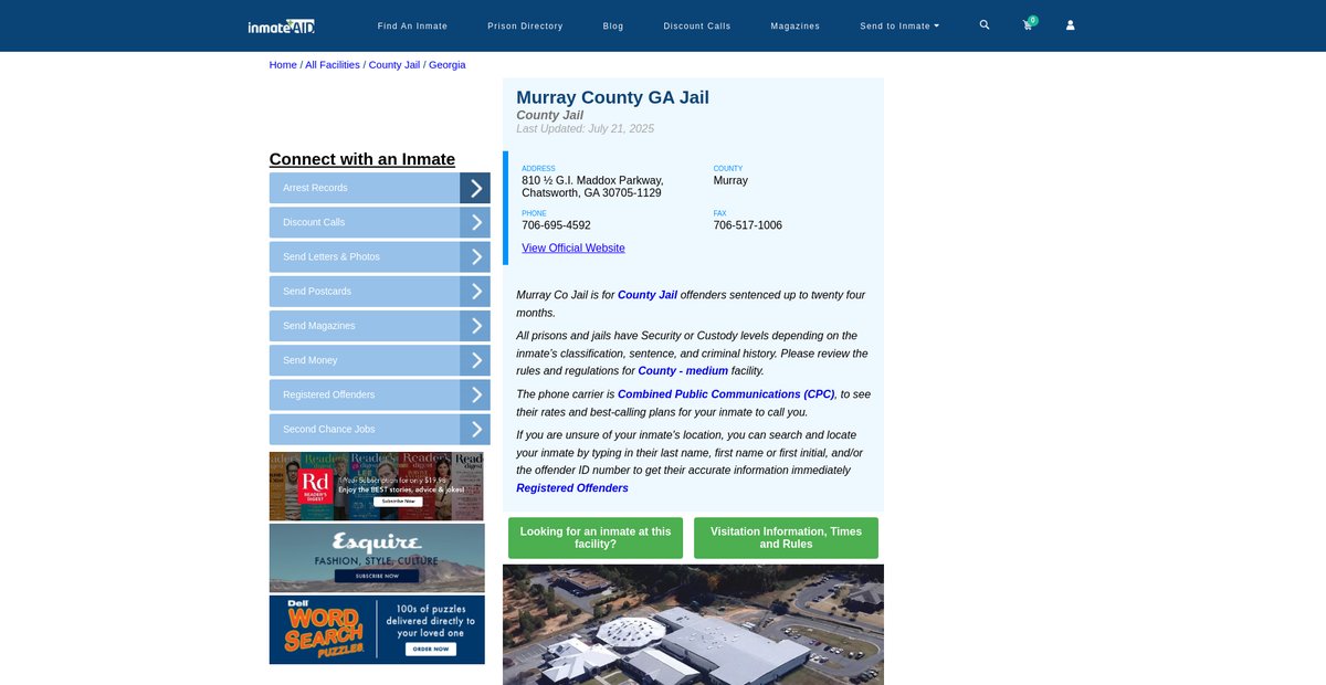 Preview of inmateaid.com